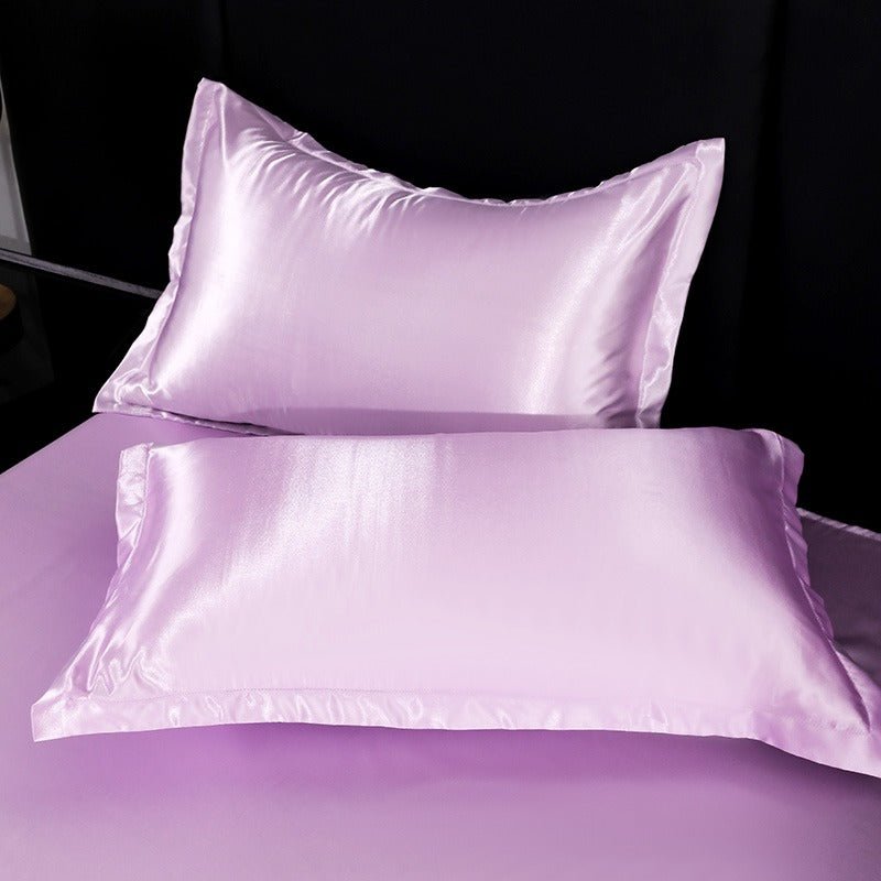 Signature silk touch pillowcase pair, smooth and breathable polyester fabric for bedding — view 3