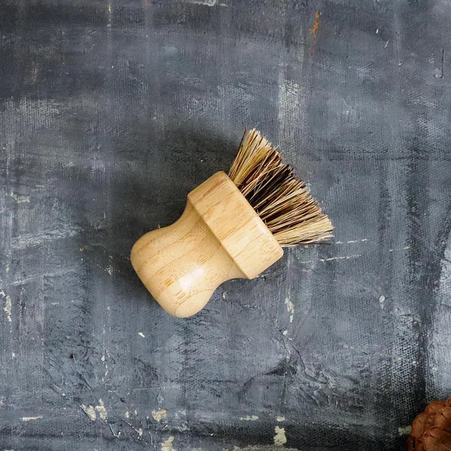 Extra large zero waste kitchen cleaning set with bamboo brushes solid soap and cloths — view 5