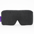 Plush black Muzzle Cerrene sleep mask made of breathable cotton for total blackout relaxation