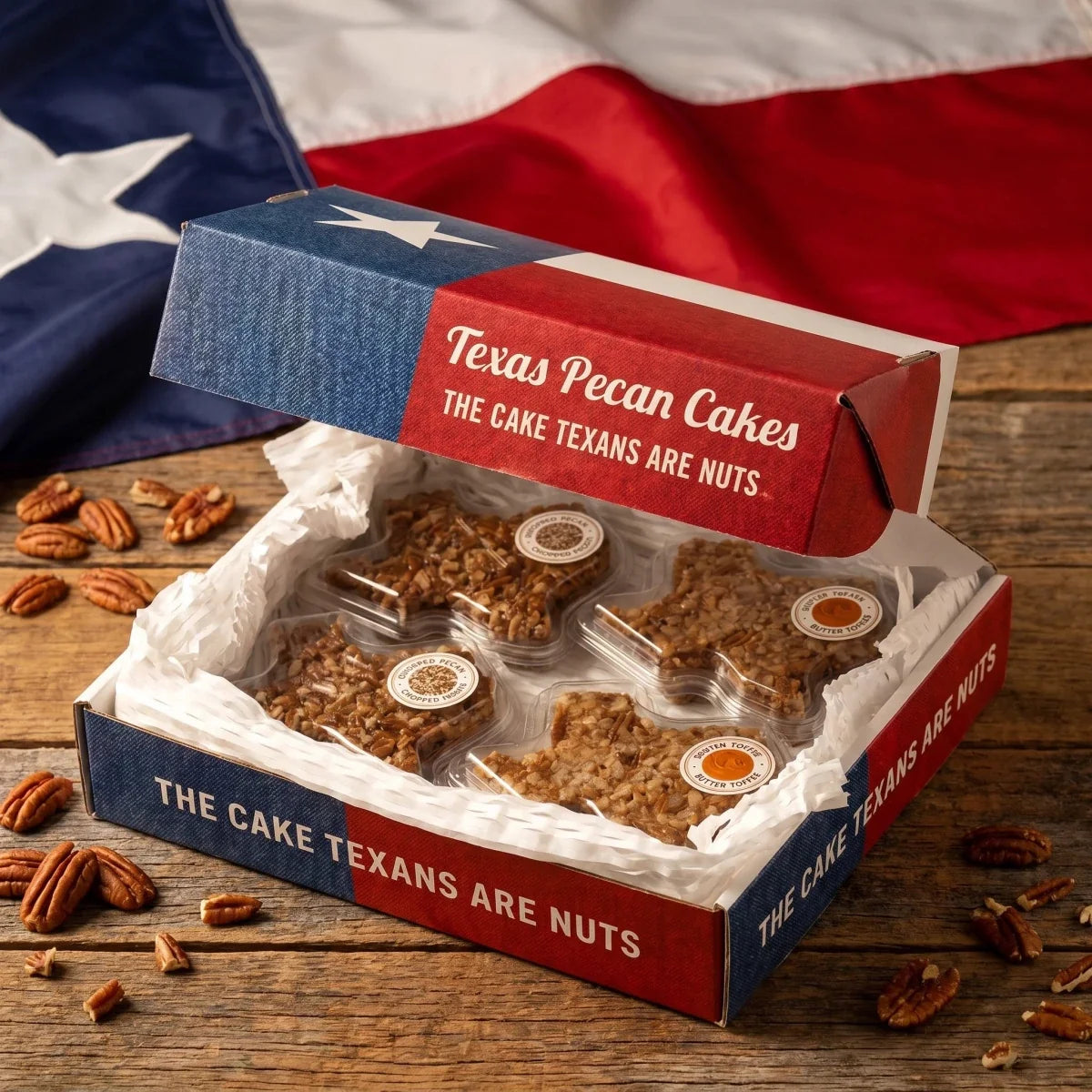 Small Pecan Cake 4-Pack | Premium Gift Box-0