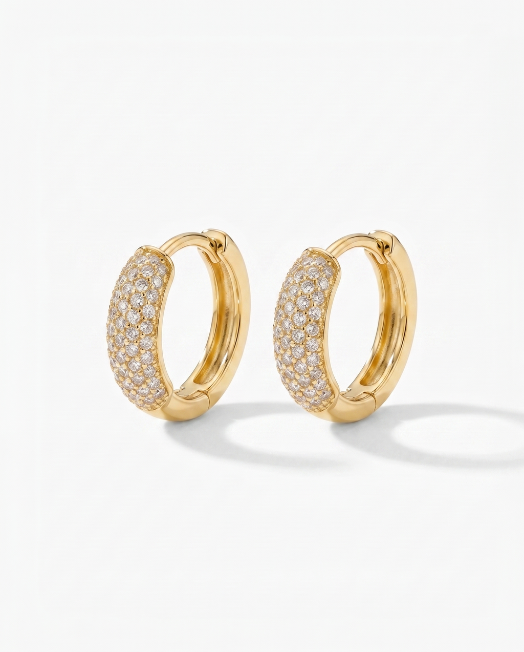 Daisy Diamond Hoops-0