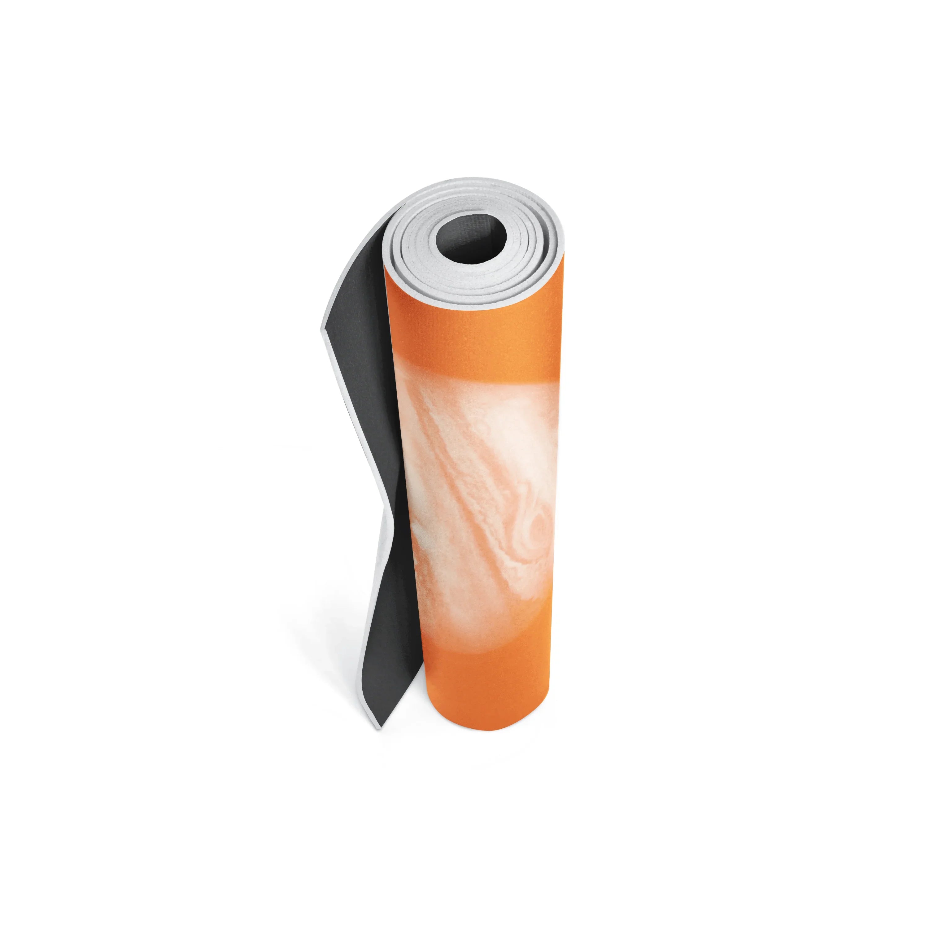 Hatsumi non-slip yoga mat featuring a minimalist Japanese-inspired brushstroke design and cushioned texture — view 5