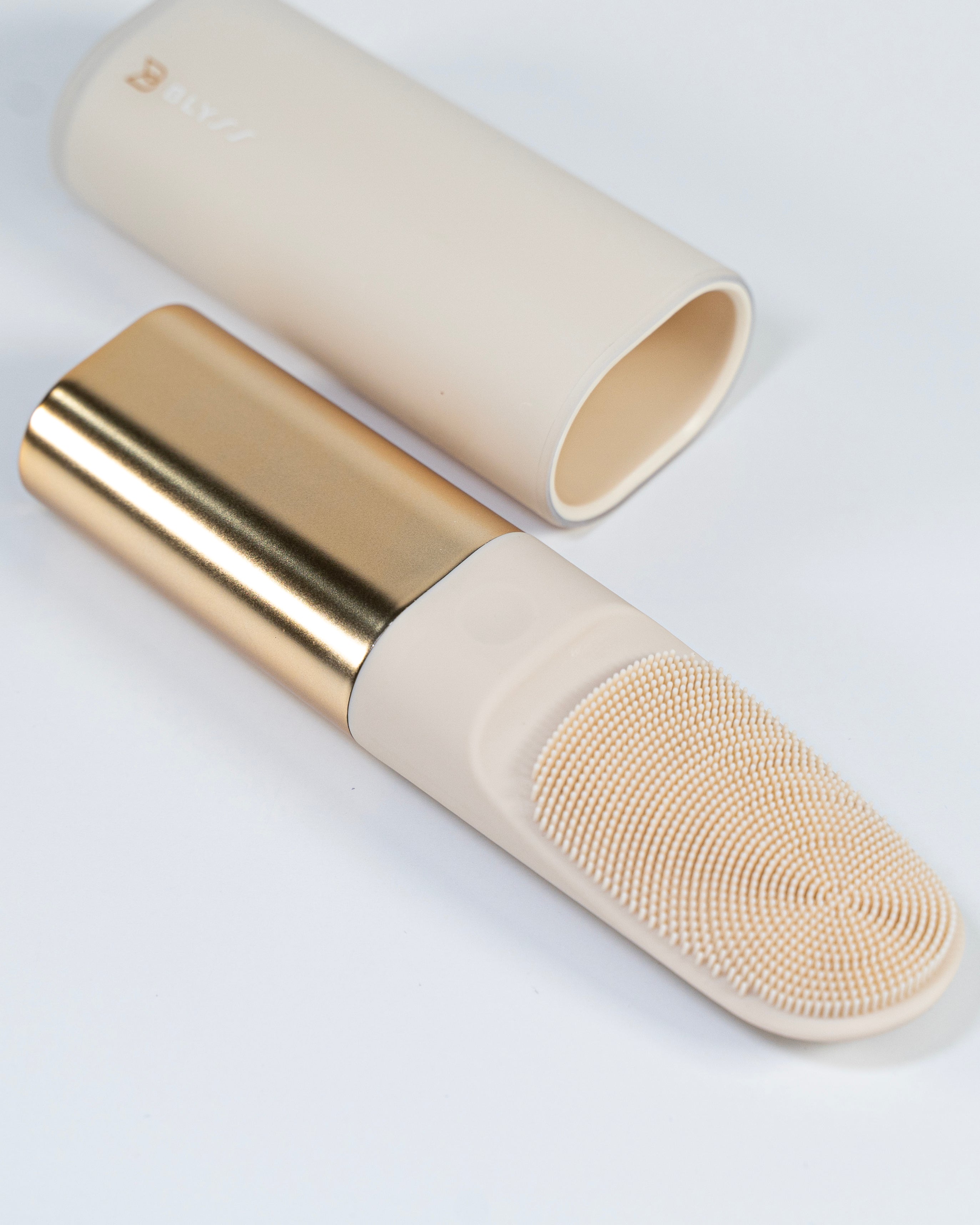 Blyss Maia sonic facial cleansing brush and heated eye massager in sleek waterproof silicone design — view 3