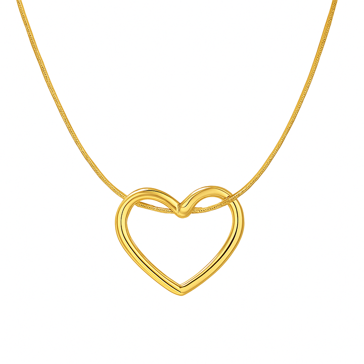 Heart Pendant Necklace - Elegant Love Gift Jewelry