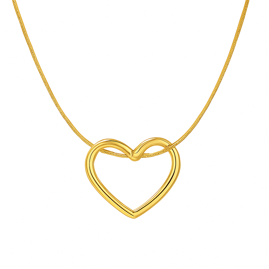 Heart Pendant Necklace - Elegant Love Gift Jewelry