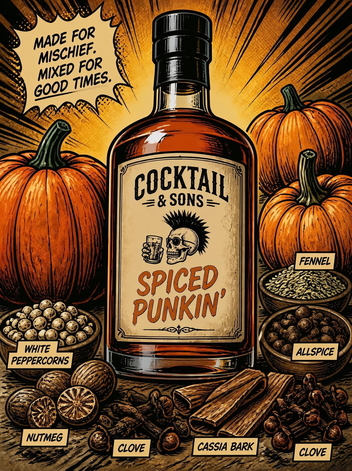 C&S Spiced Punkin' - A Boldly Spiced, Hardcore Twist on Autumn Flavor-0