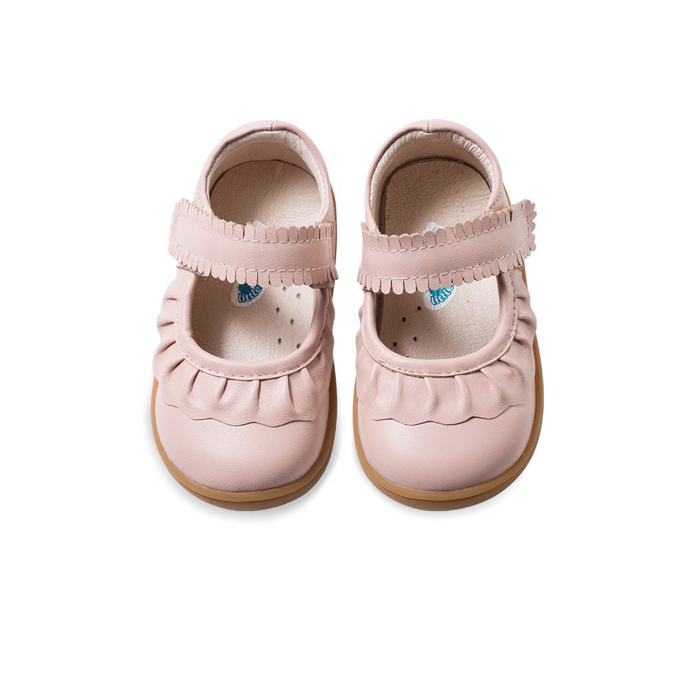 Spring Floral Comfortable Pre-walker Mary Jane Shoes-4