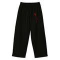 SS26 Wide-Leg Pants — Deep Red Mark-0