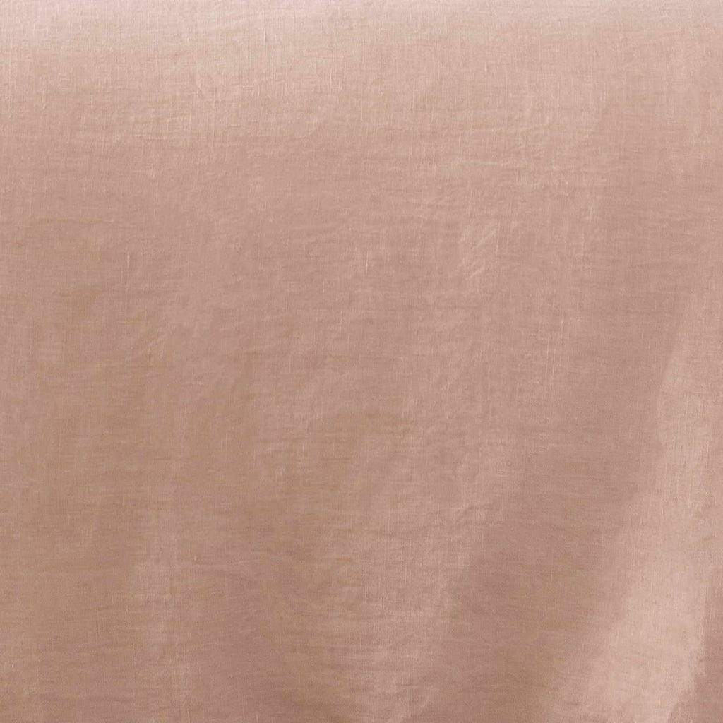 Estaca blush pink 100% linen bedding set in a traditional and farmhouse style bedroom setting — view 2
