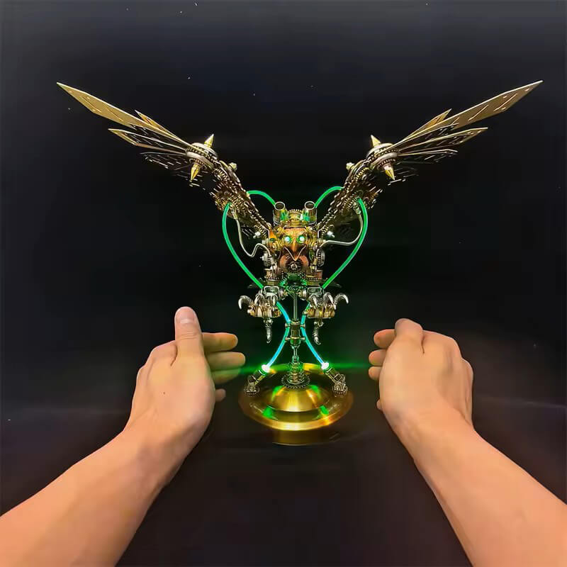 Steampunk Mechanical Eagle-4