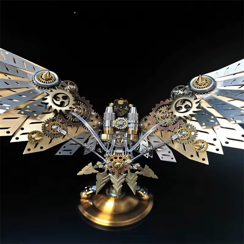 Steampunk Mechanical Eagle-3