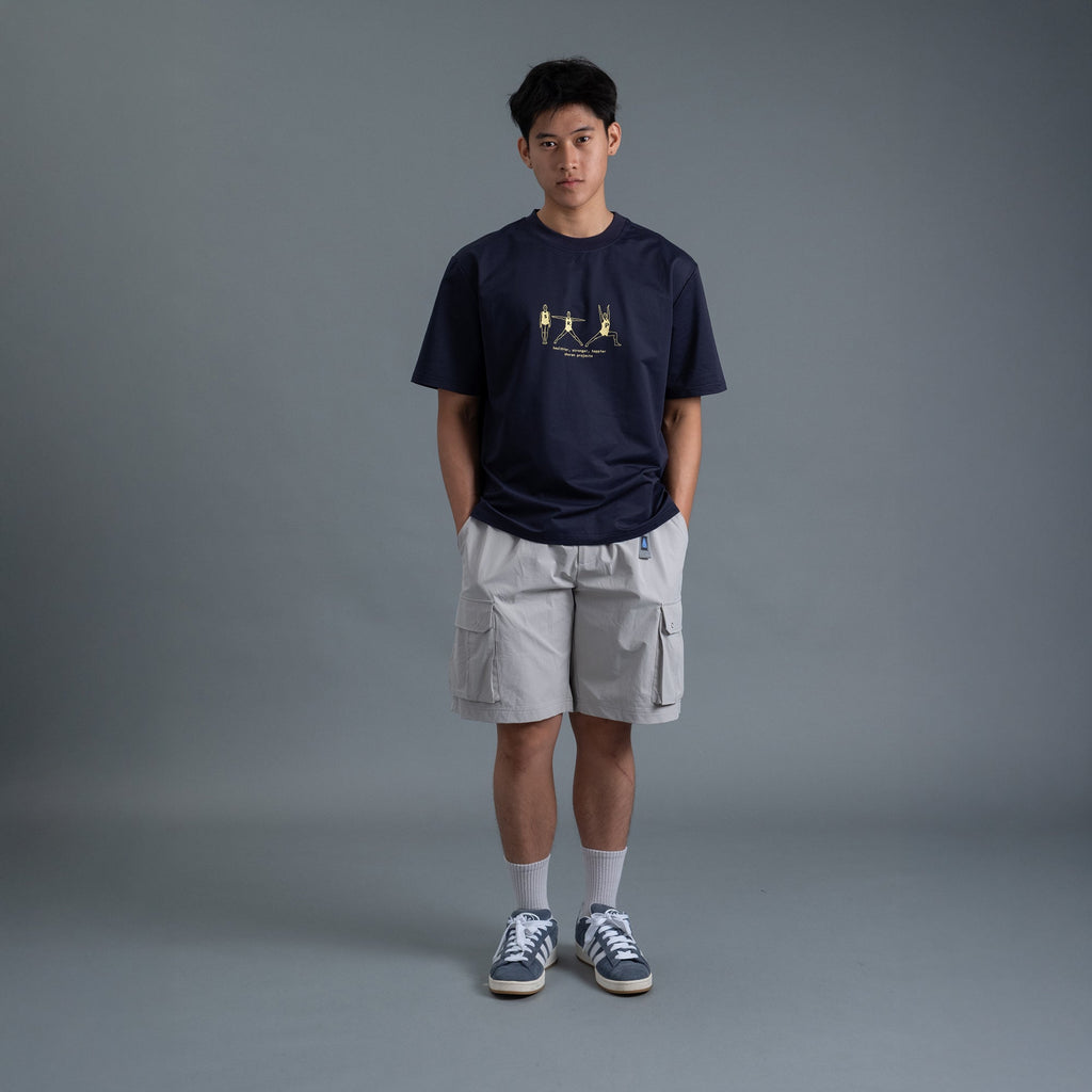 Stronger Tee / Cotton - Midnight Blue-2