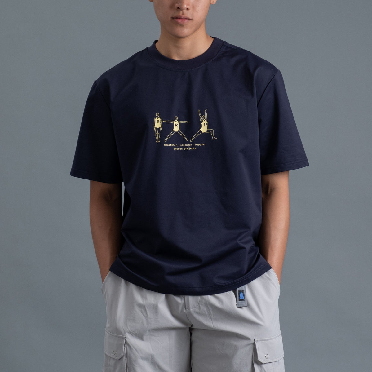 Stronger Tee / Cotton - Midnight Blue-1