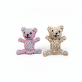 Handmade Bear Buddies cotton rope pet toy with tightly knotted limbs for small dogs