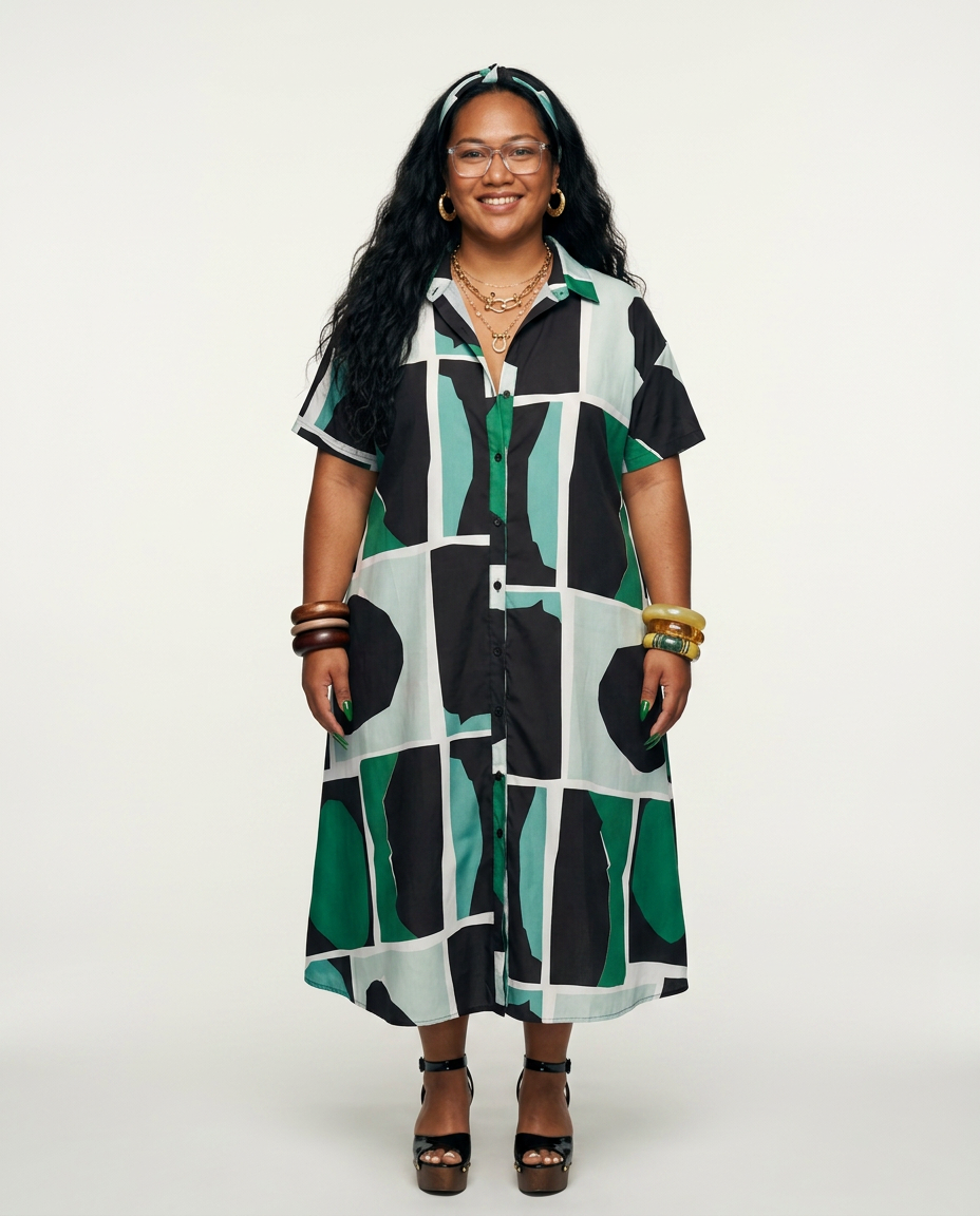 Limitless Printed Patchwork Maxi Dress-2