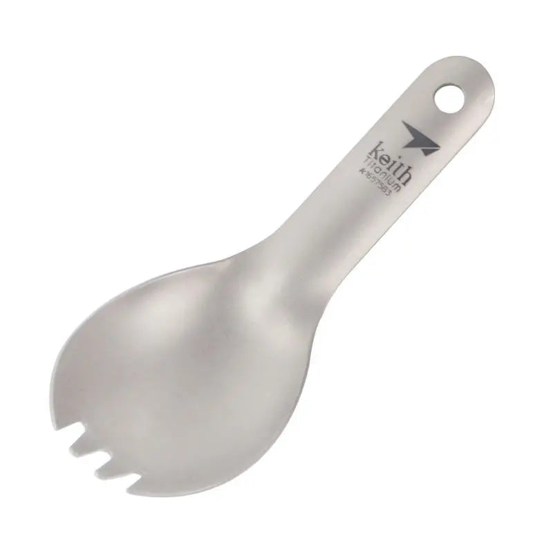 KEITH Titanium Spork, One-Piece Camping Tableware - Ti5312-0