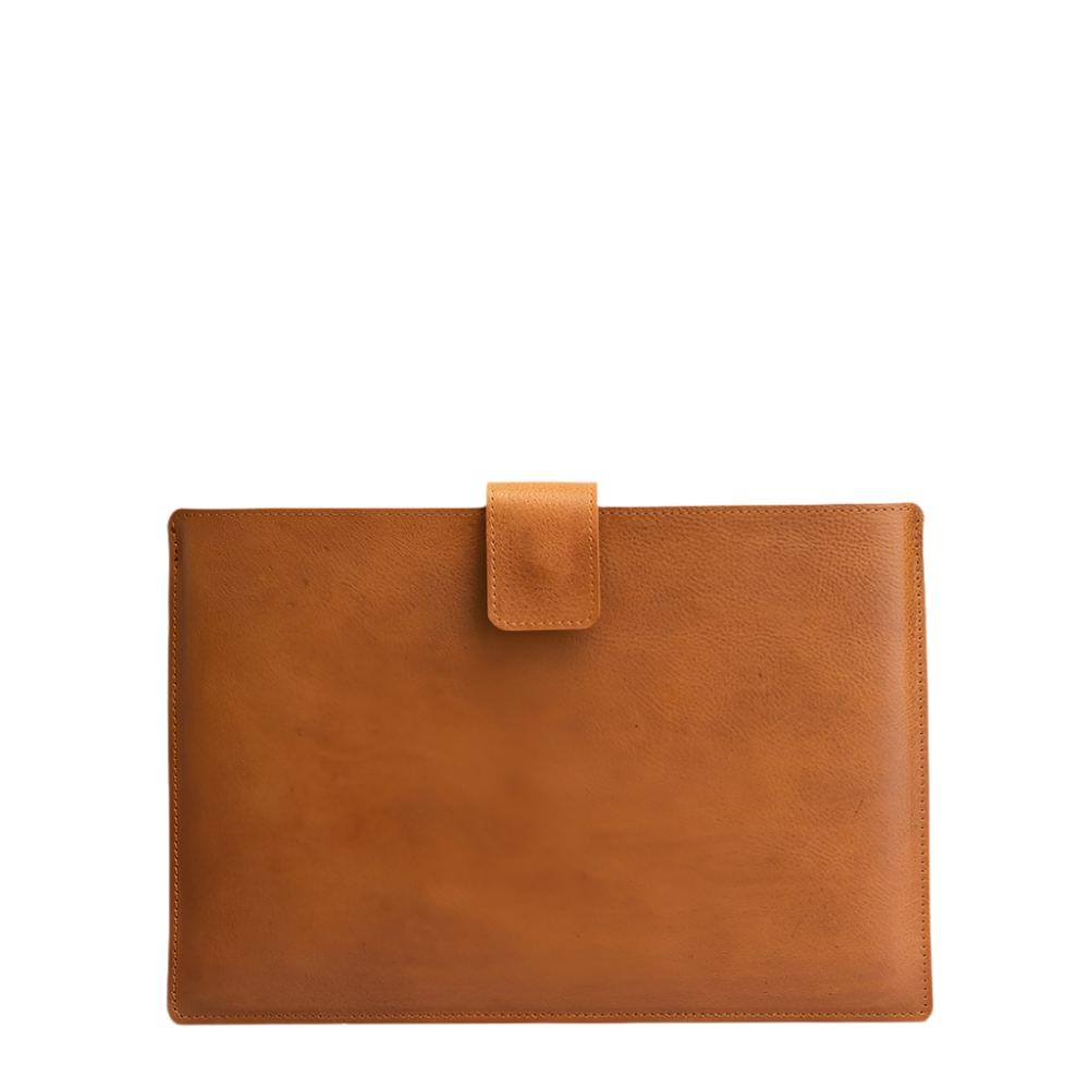 Leather Sleeve for MacBook with zipper pocket-8