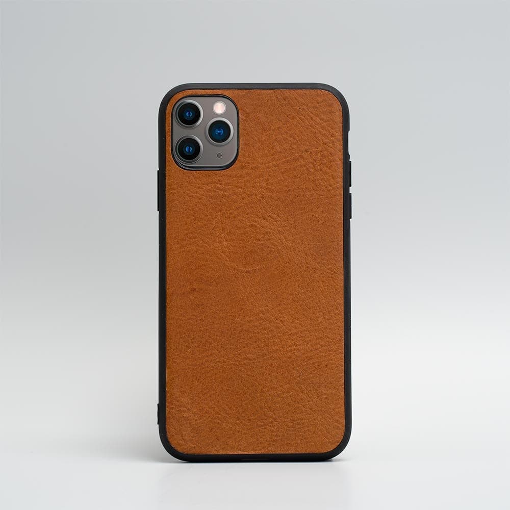Leather case for iPhone 11 Series - Blank (Tan)-0