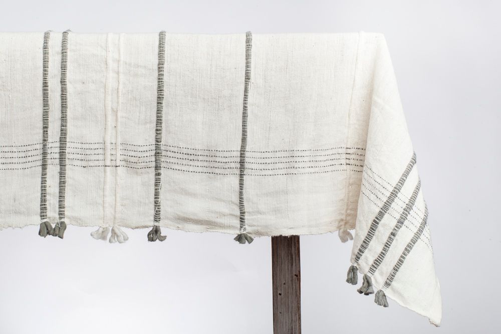 Ribbons Cotton Tablecloth-4