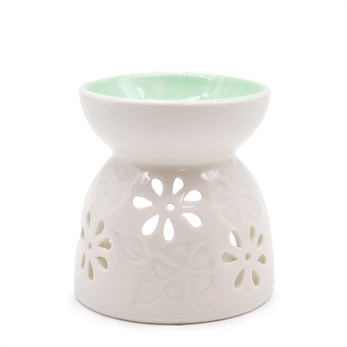Teal Topped Wax / Oil Burner-2