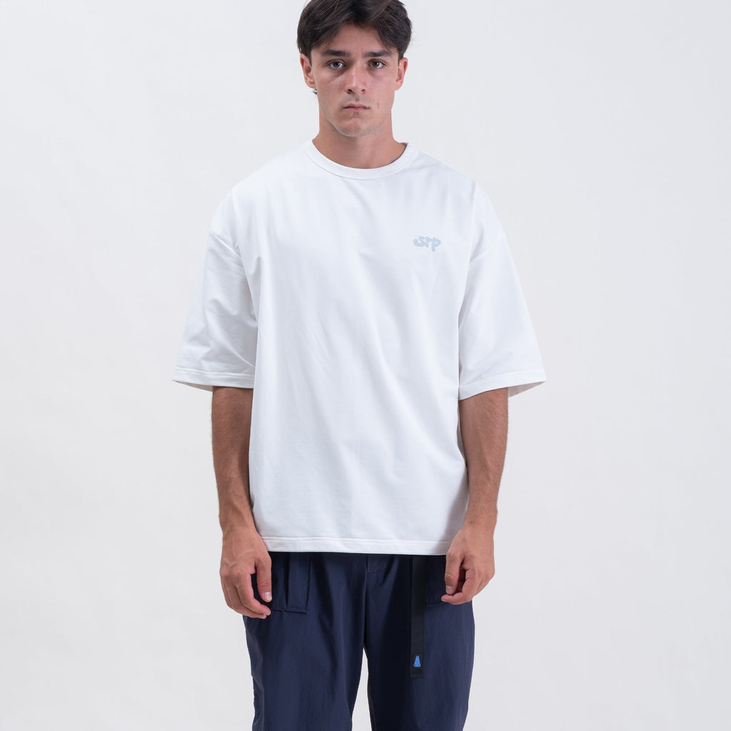 Quiet Tee / Cloud White-2