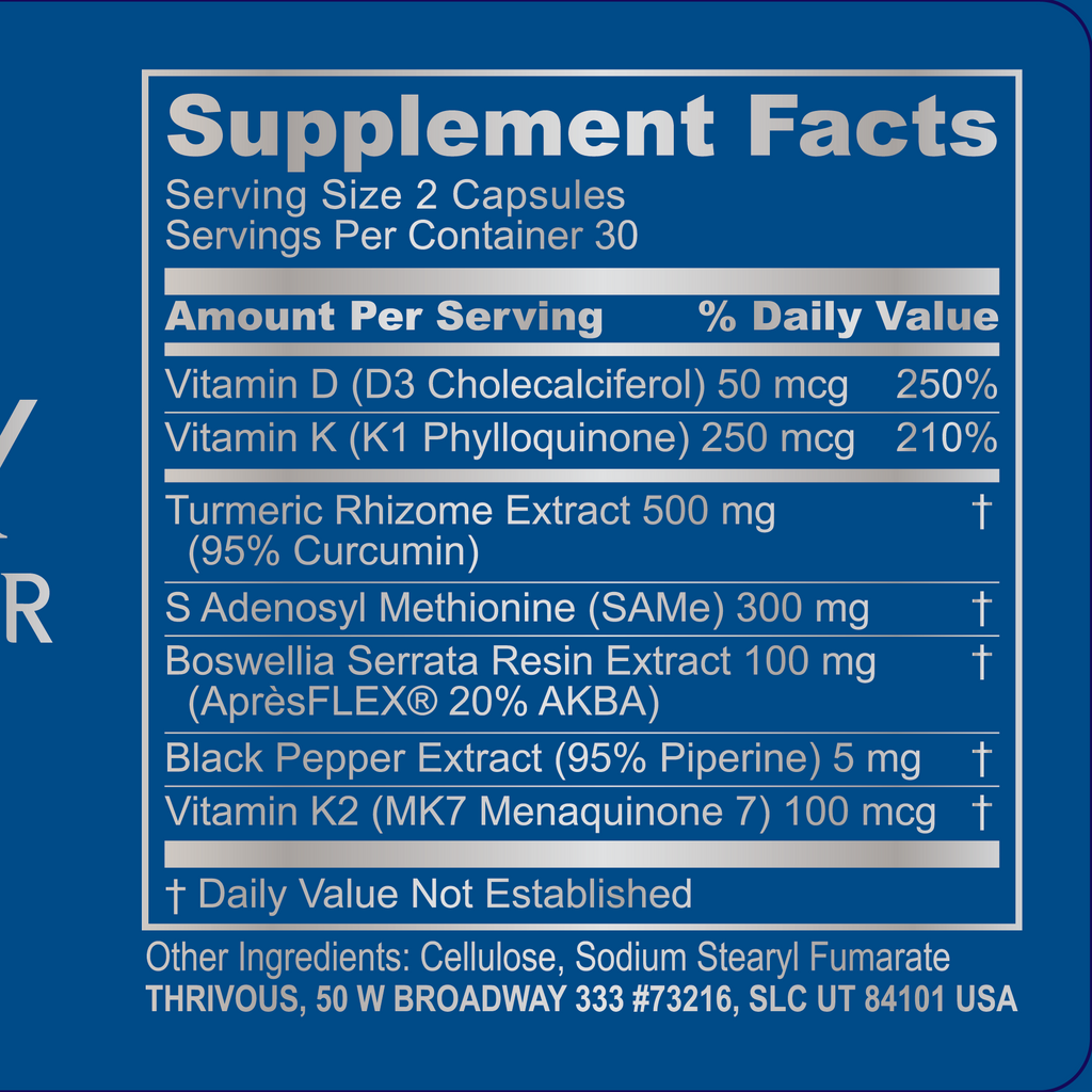 Geroprotector Stack healthy aging supplement bottle with 180 capsules for daily heart and joint support — view 4