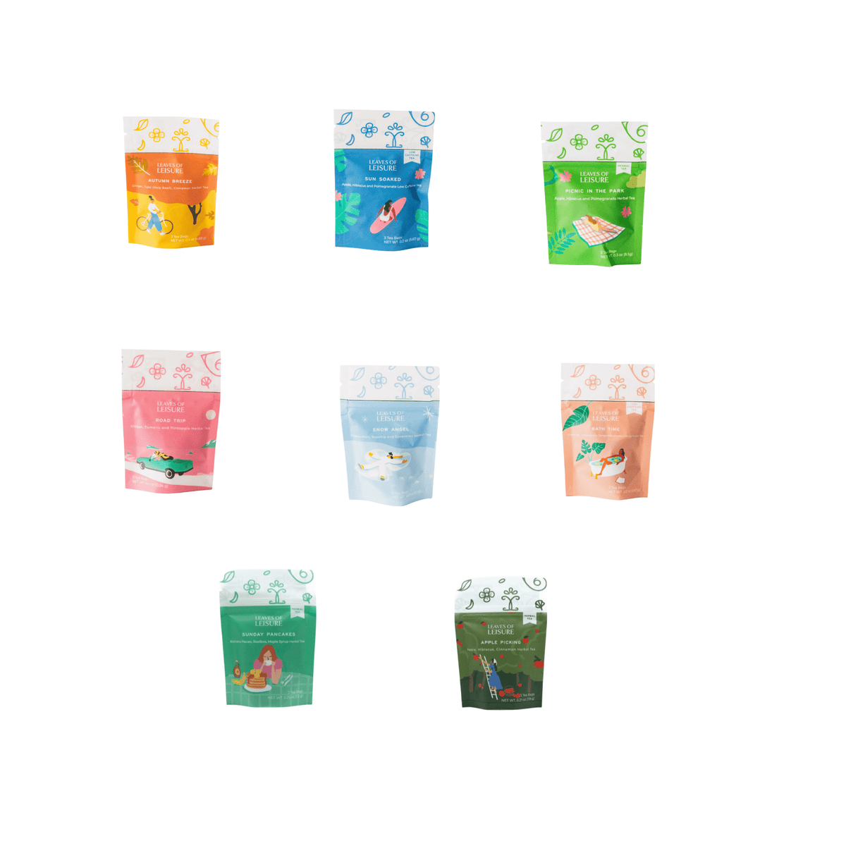 The Full Experience | Complete Herbal Tea Sampler — All 8 Mini Packs-0