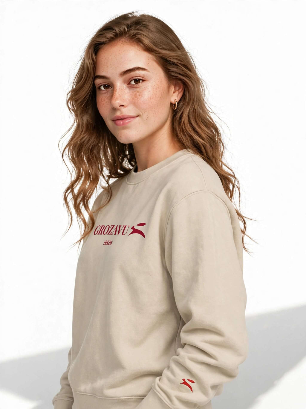 Brushed Fleece Crewneck-3