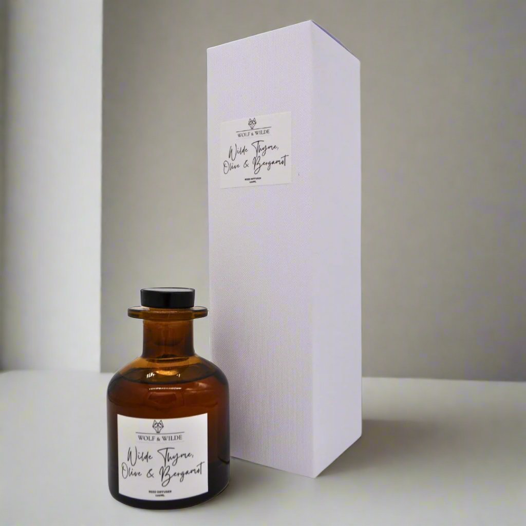 Thyme, Olive & Bergamot 120ml Reed Diffuser With 8 Reeds-2