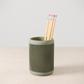 Modern eco-friendly wave design Tidal Pencil Holder for organizing pens and stylish desk decor