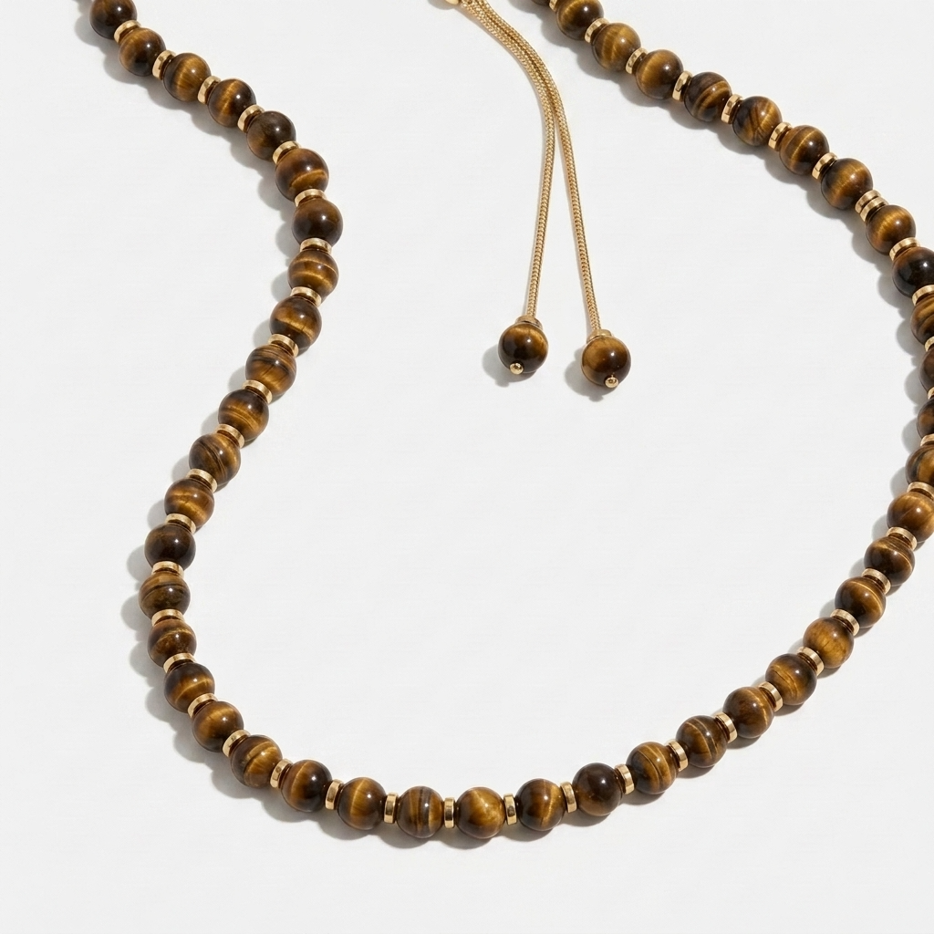 Luna Necklace Tiger Eye-1