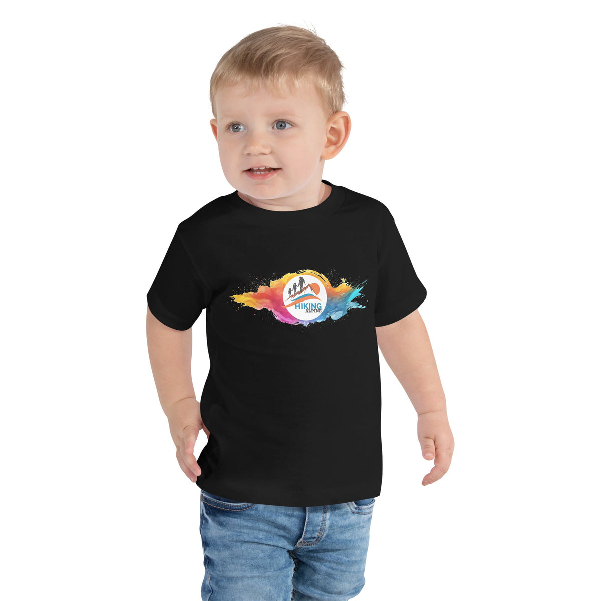 Hiking Alpine Family Toddler Short Sleeve Tee-0