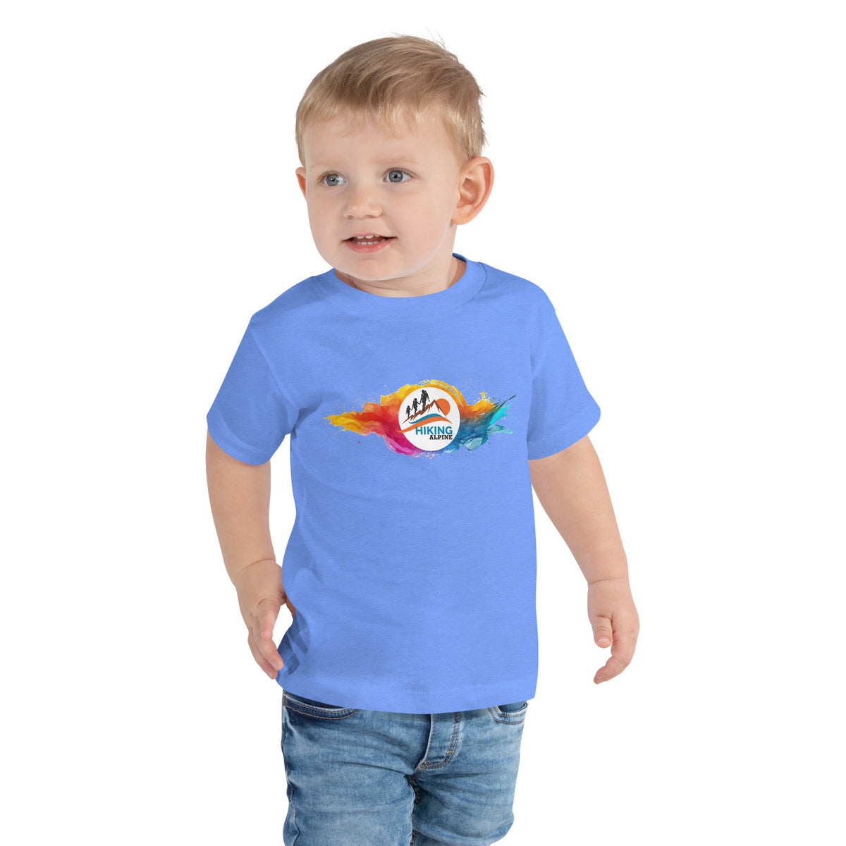Hiking Alpine Family Toddler Short Sleeve Tee-1