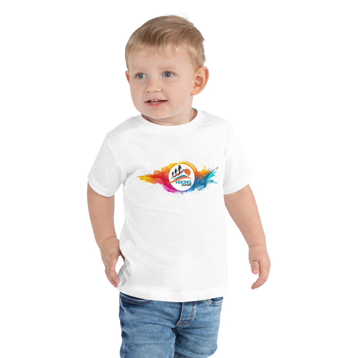 Hiking Alpine Family Toddler Short Sleeve Tee-3