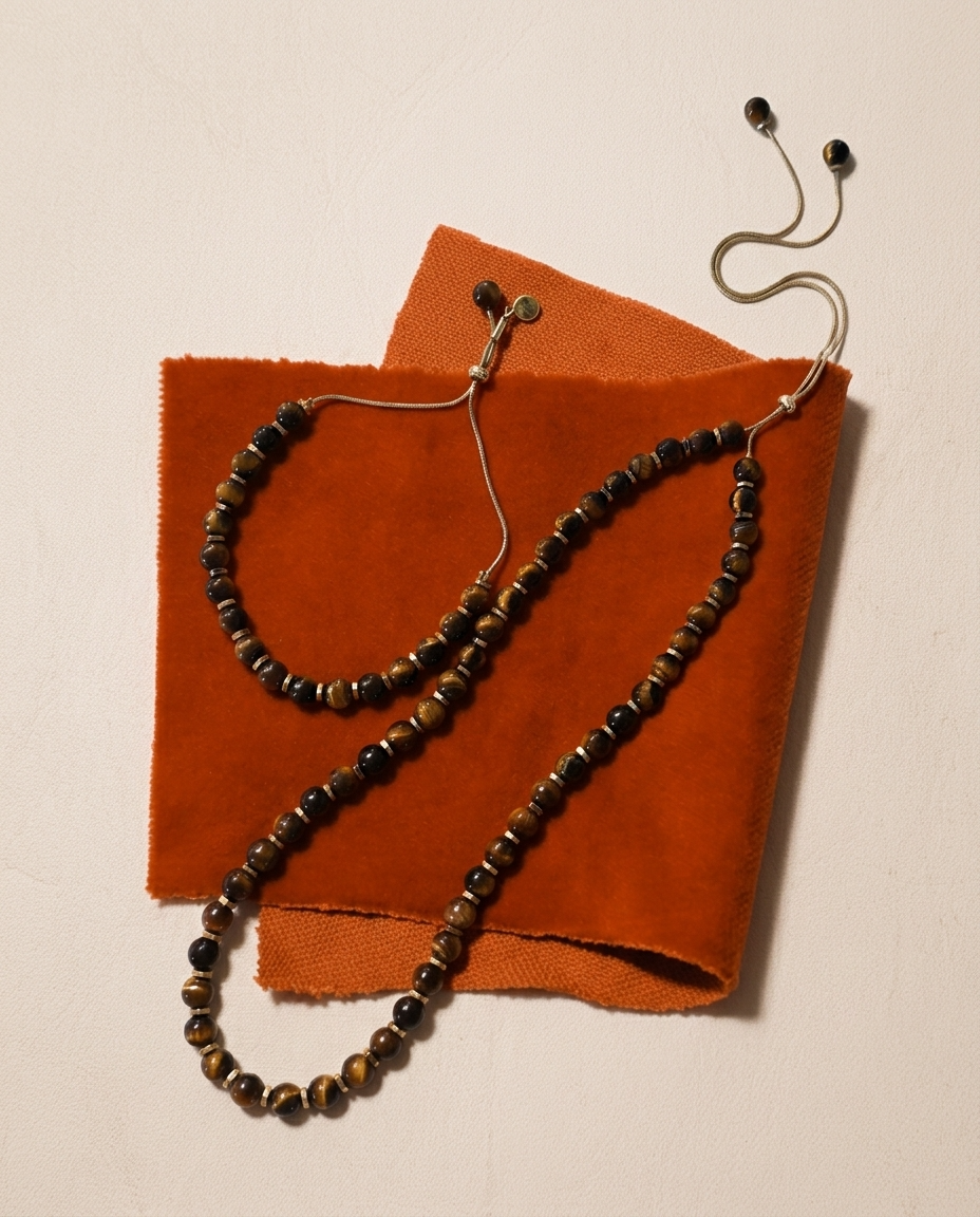 Luna Necklace Tiger Eye-3