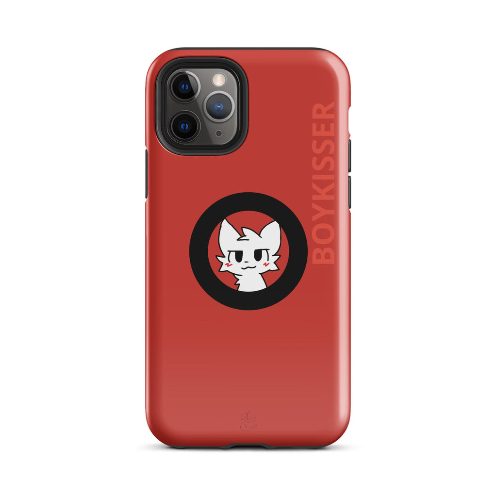 Cherry Boykisser iPhone case with dual-layer polycarbonate shell and TPU inner lining — view 3