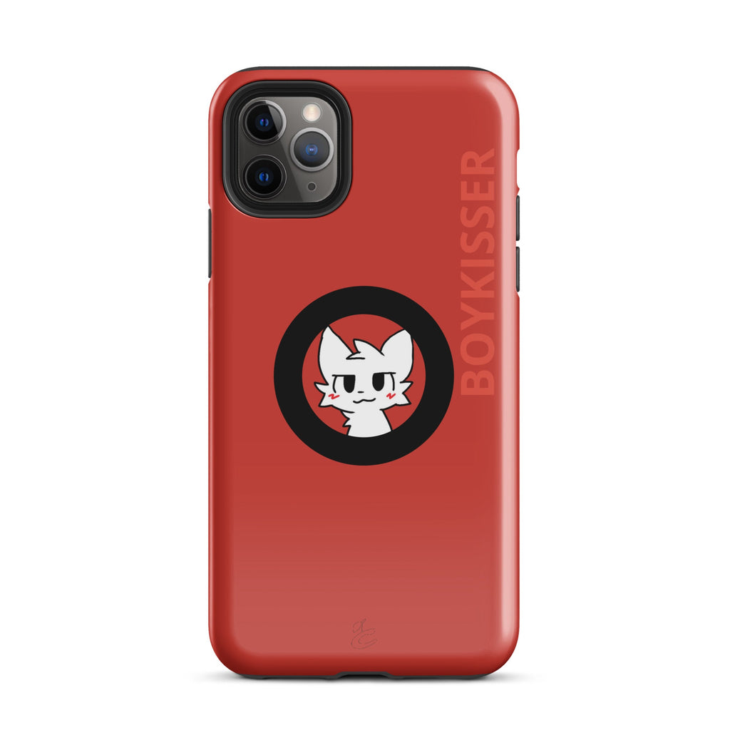 Cherry Boykisser iPhone case with dual-layer polycarbonate shell and TPU inner lining — view 5