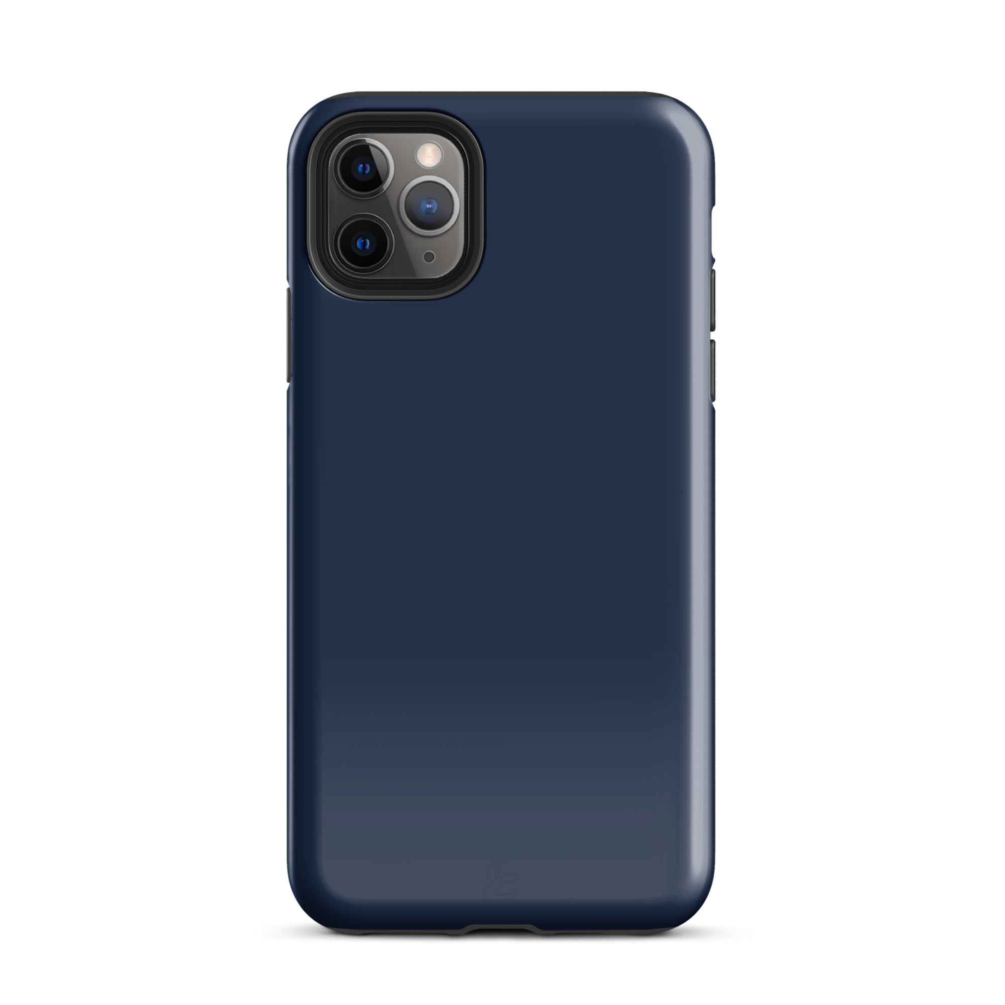 Neanderthal style dual layer iPhone protective case in Acab Blue with impact resistant polycarbonate shell — view 5