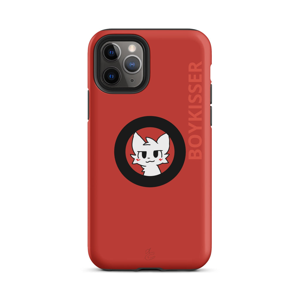 Cherry Boykisser iPhone case with dual-layer polycarbonate shell and TPU inner lining — view 4