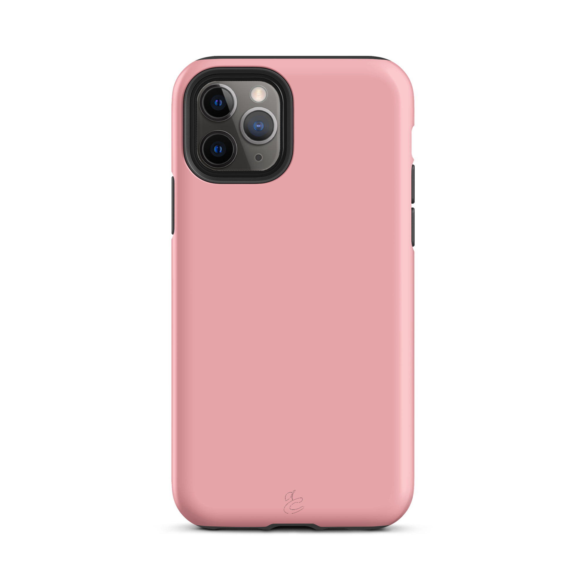 Bubblegum pink iPhone case with a durable dual-layer polycarbonate protective shell and shock-absorbing inner liner — view 4