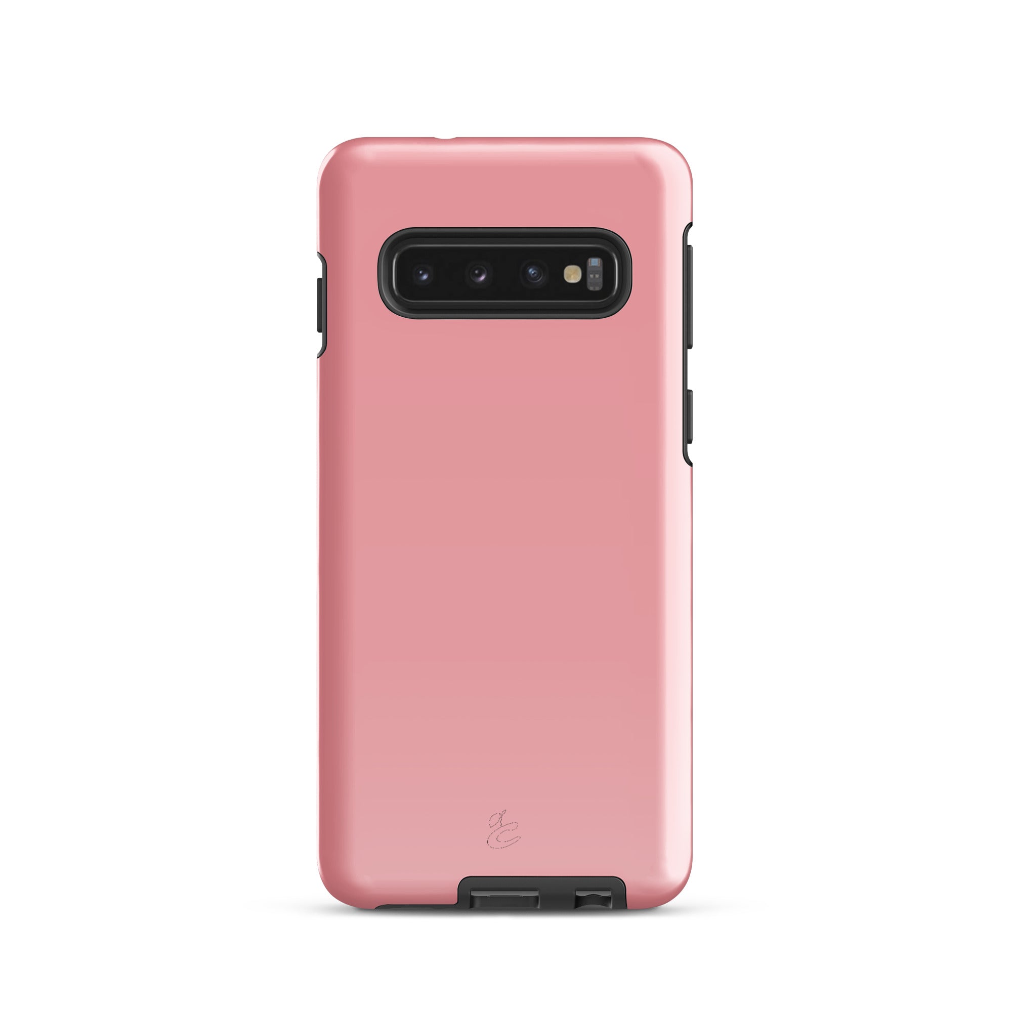 Bubblegum pink Samsung case dual-layer protective polycarbonate phone cover with impact resistance — view 2
