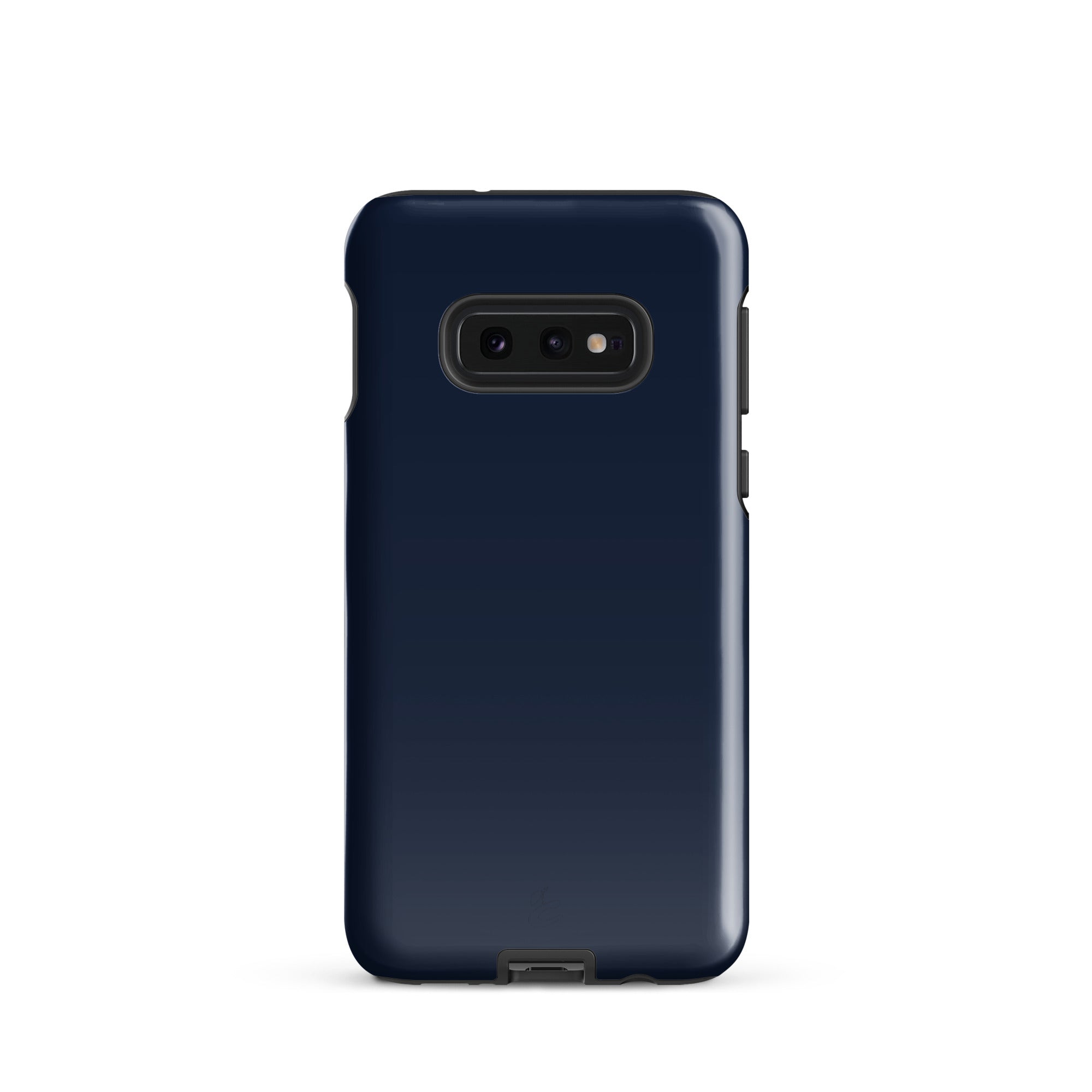 Blue dual layer shockproof Samsung phone case with impact resistant polycarbonate outer shell — view 3