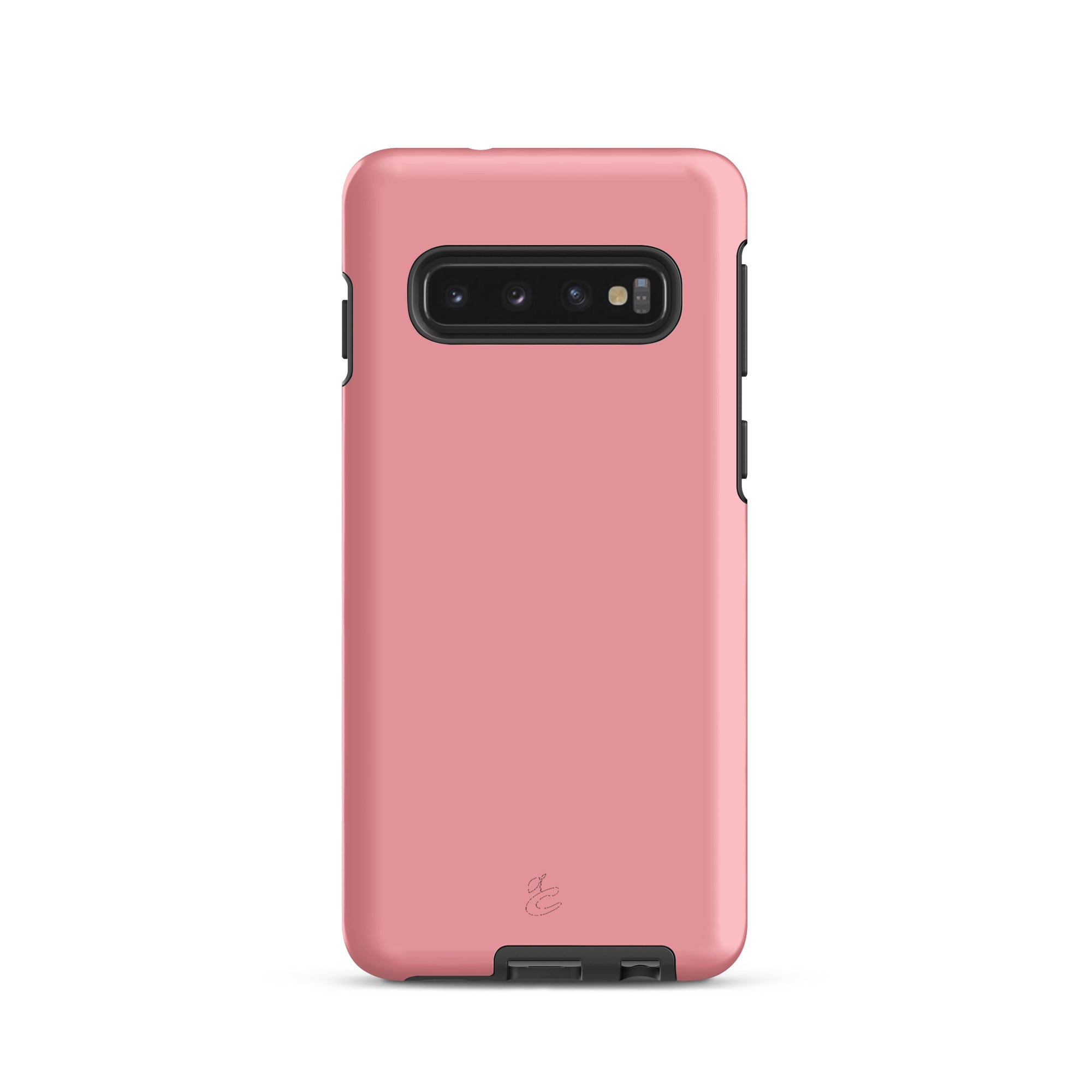 Bubblegum pink Samsung case dual-layer protective polycarbonate phone cover with impact resistance — view 3