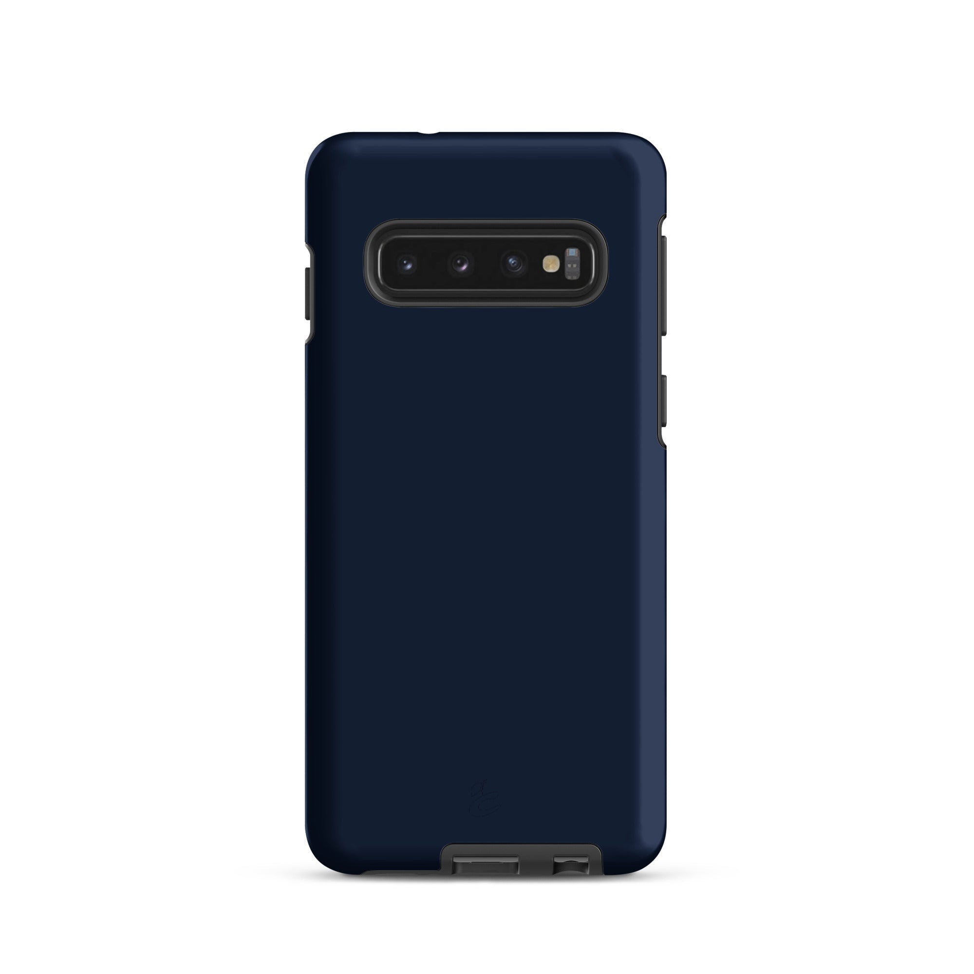 Blue dual layer shockproof Samsung phone case with impact resistant polycarbonate outer shell — view 2