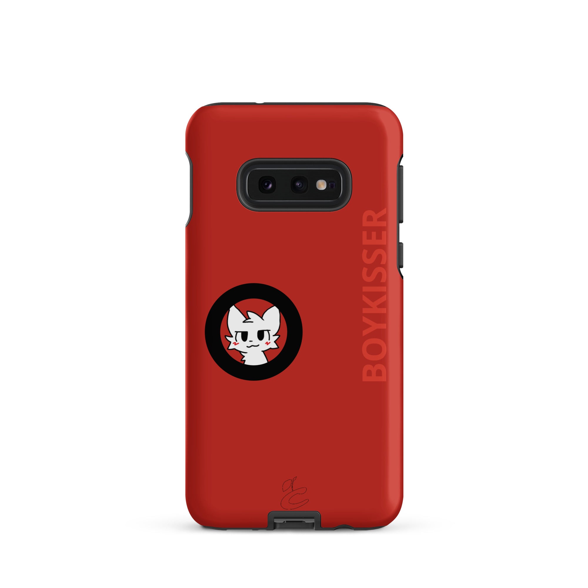 Protective Cherry Samsung phone case featuring a playful Boykisser cat graphic and durable polycarbonate shell — view 5