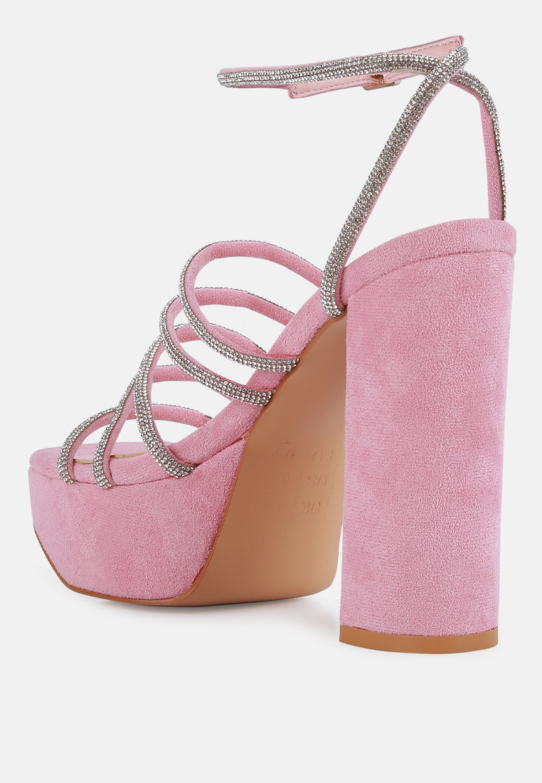 Tricks High Block Heel Sandals-2