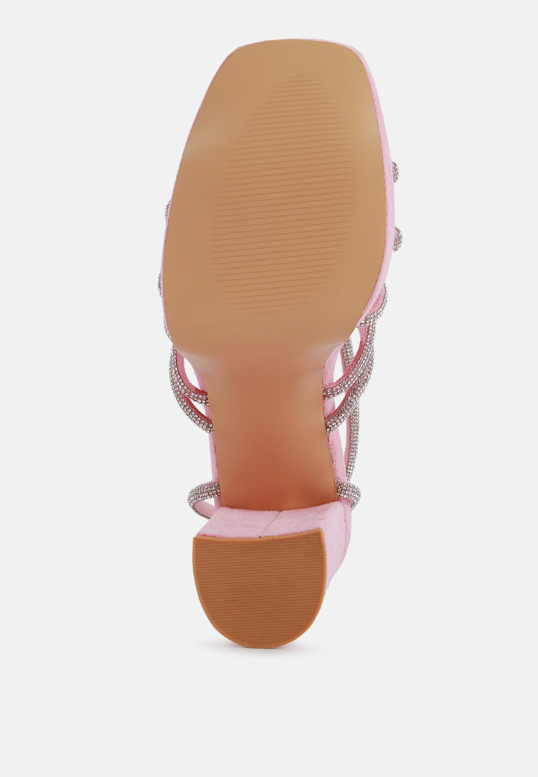 Tricks High Block Heel Sandals-4