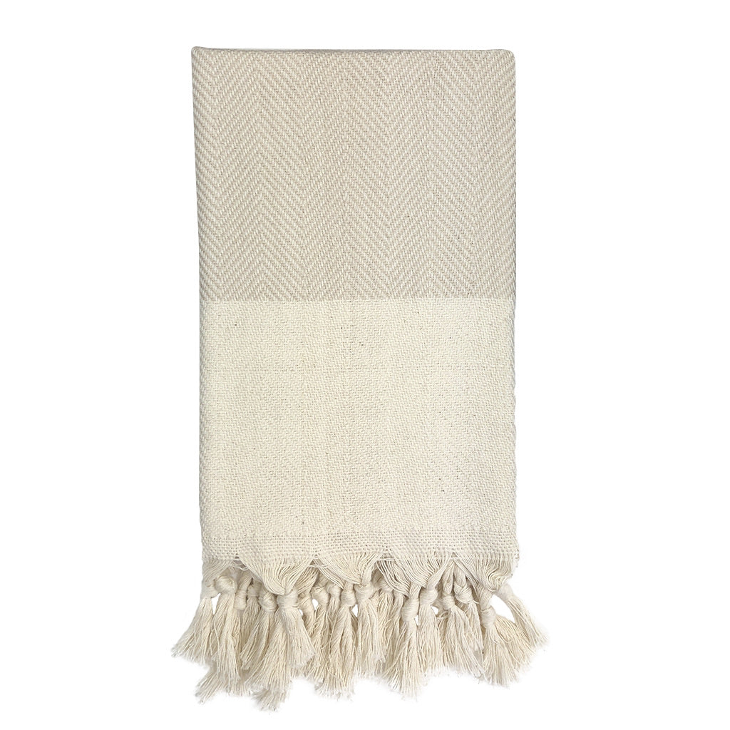 Herringbone Turkish Hand Towel-2