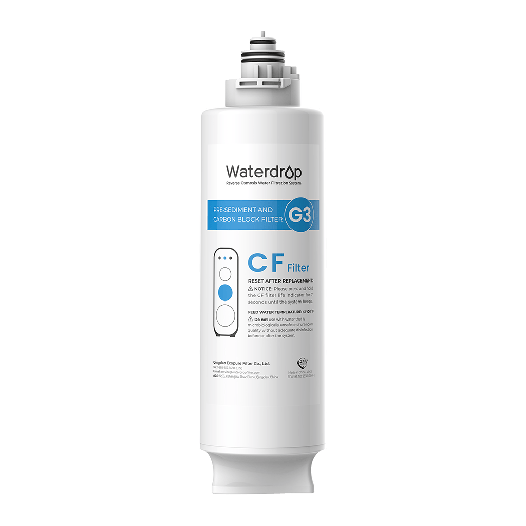 CF Filter for Waterdrop G3P800 & G3P600 & G3 Reverse Osmosis System-0