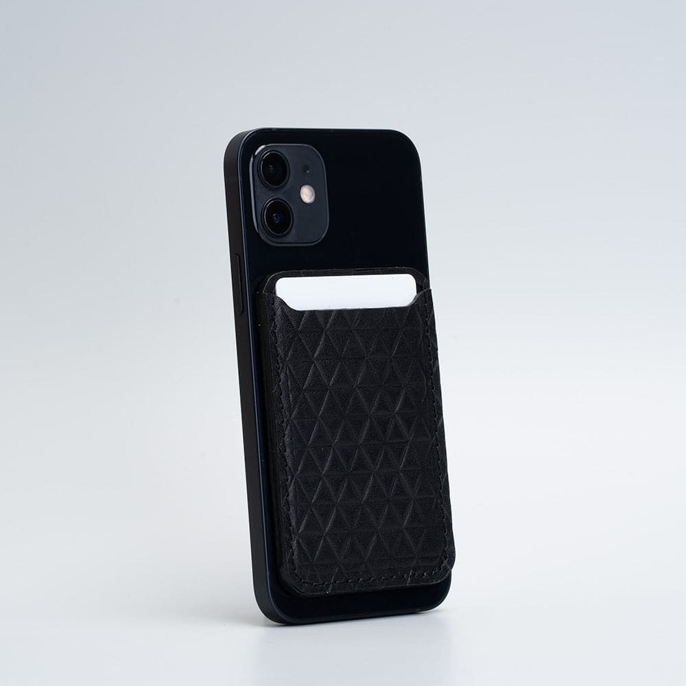 Leather Wallet compatible with MagSafe - Diamonds-1